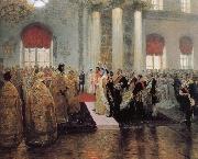 Ilia Efimovich Repin Ceremony France oil painting reproduction
